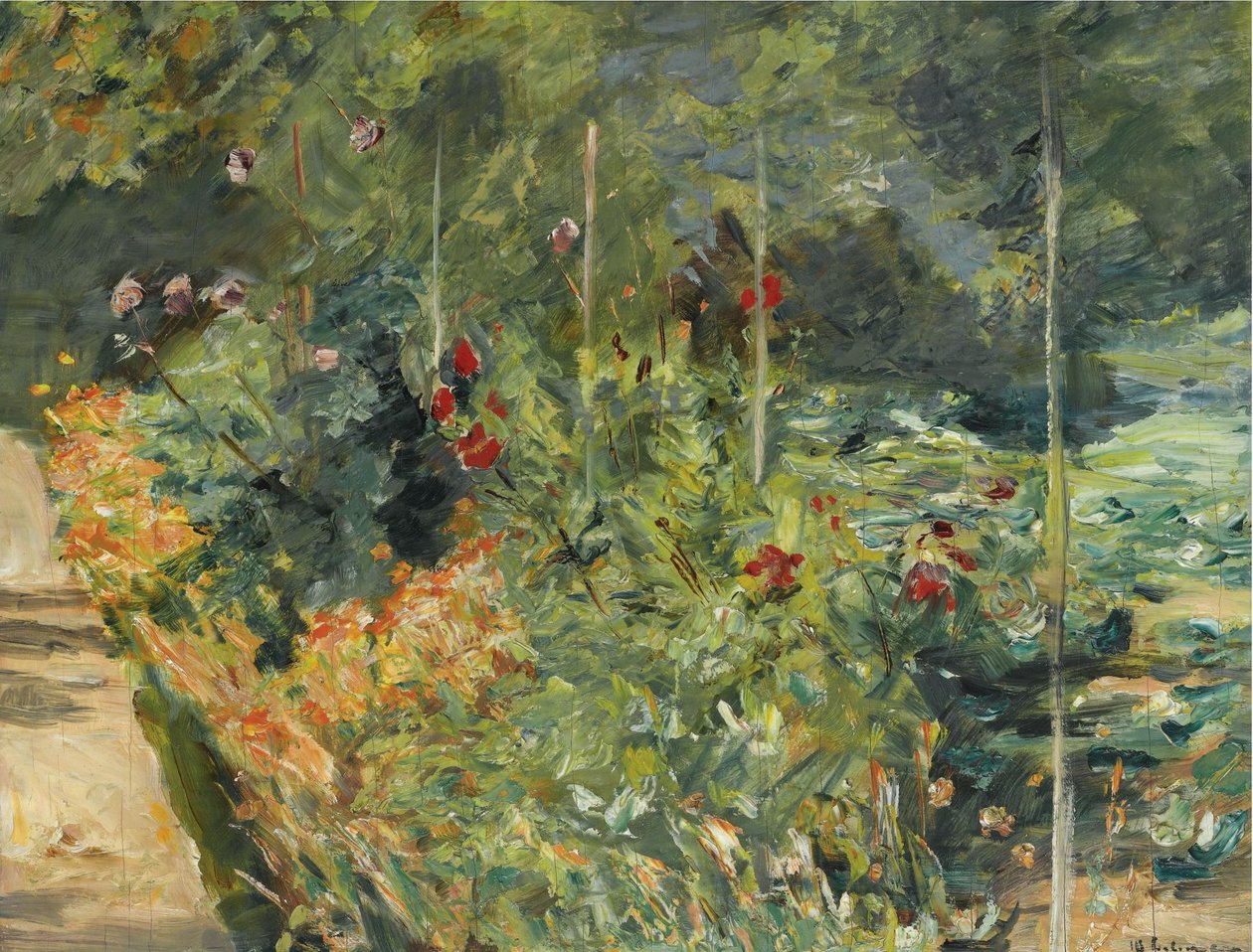 Il giardino utile a Wannsee verso ovest | Max Liebermann