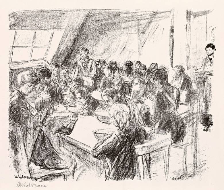 Cucina popolare per bambini da Max Liebermann