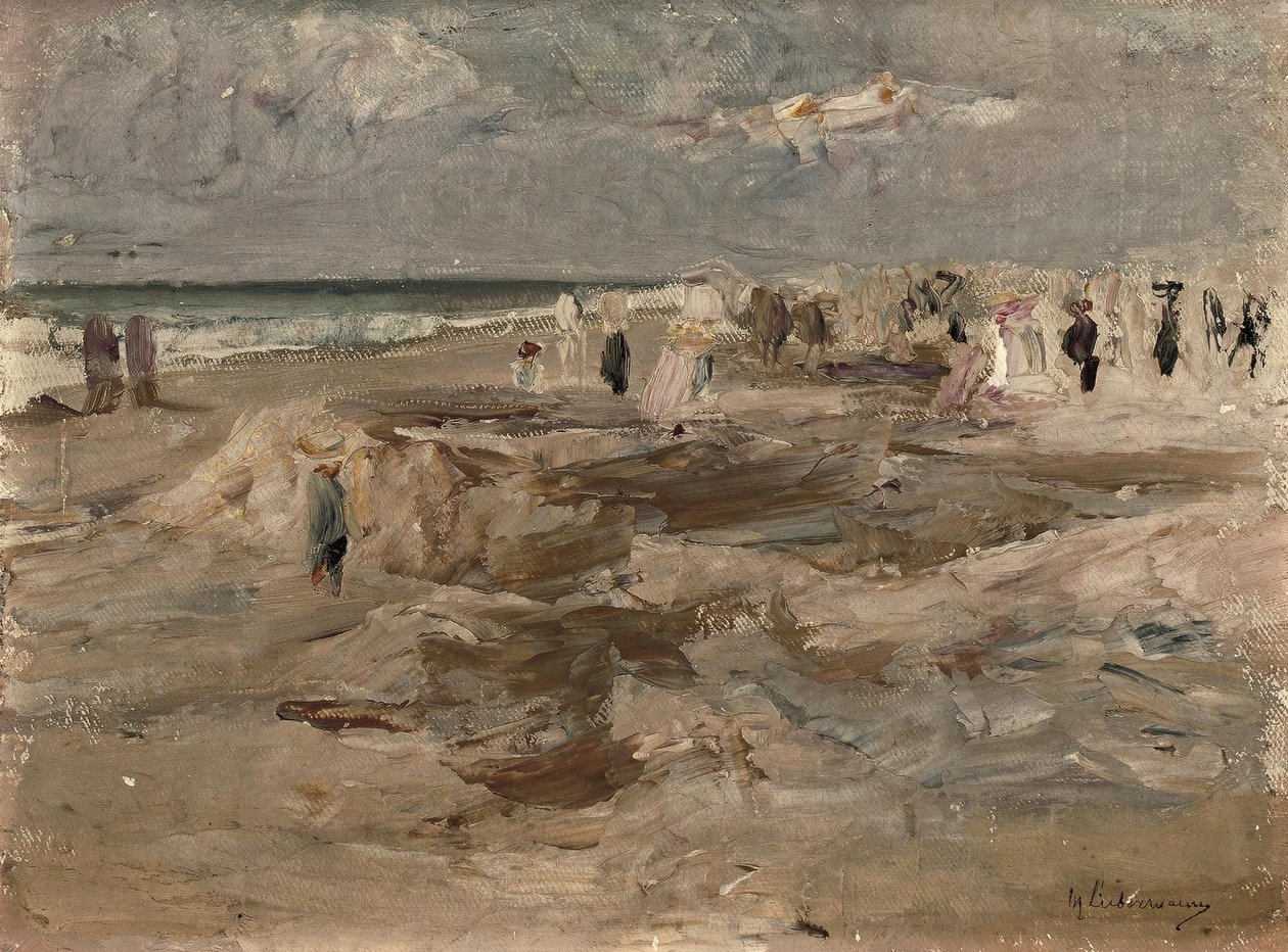 Spiaggia a Noordwijk da Max Liebermann