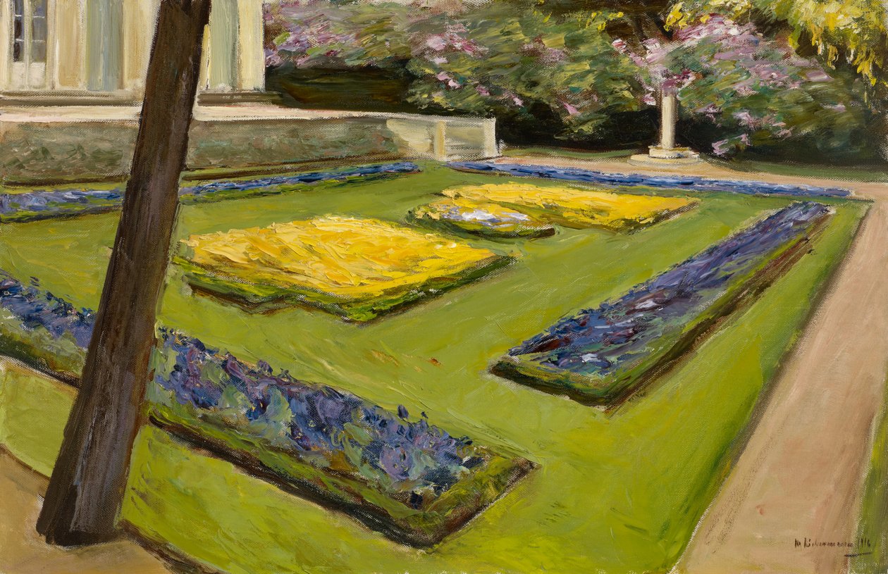 Terrazza nel giardino vicino al lago Wannsee verso nord-ovest da Max Liebermann