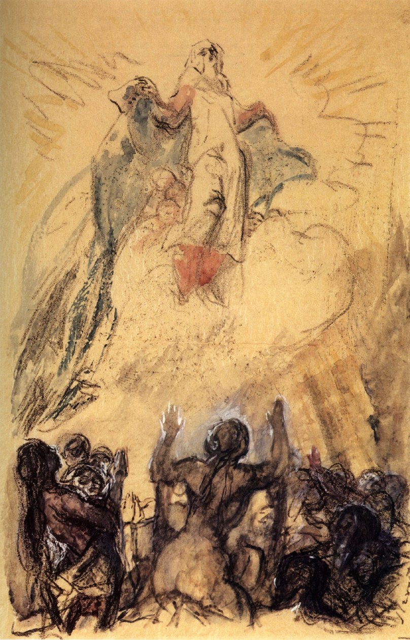 Mater gloriosa con il coro delle contadine da Max Slevogt