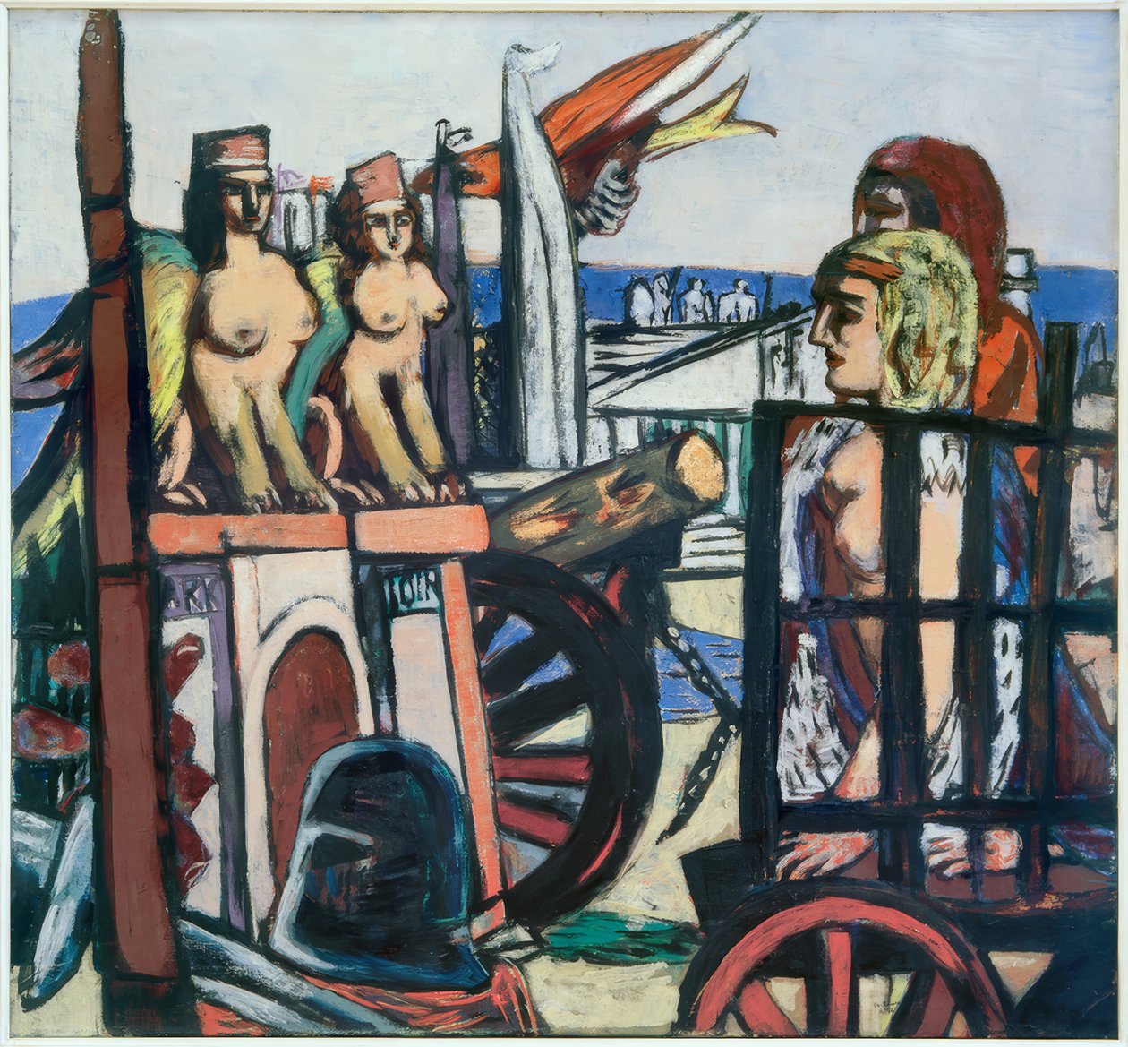 Trasporto delle sfingi da Max Beckmann