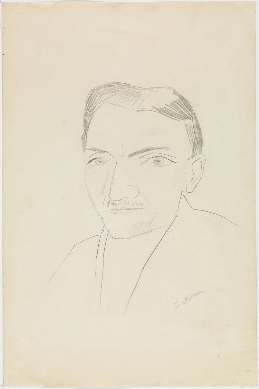 Ritratto di Fritz Wichert da Max Beckmann