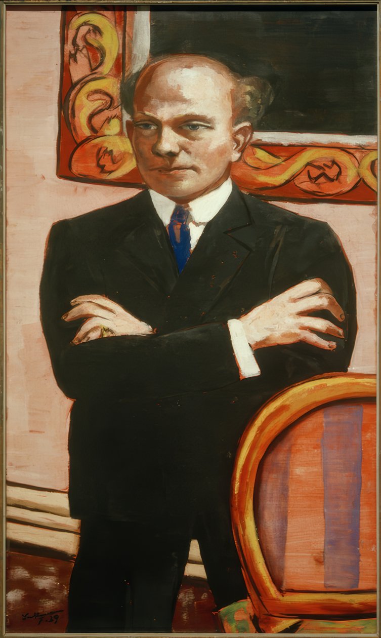 Ritratto di Gottlieb Friedrich Reber da Max Beckmann