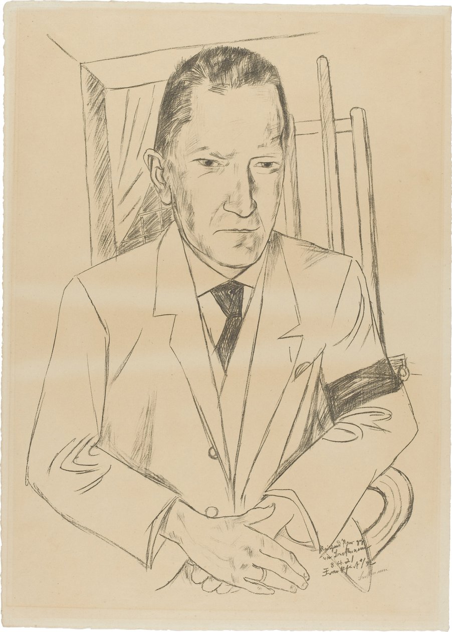 Ritratto di Reinhard Piper (1879-1953) da Max Beckmann