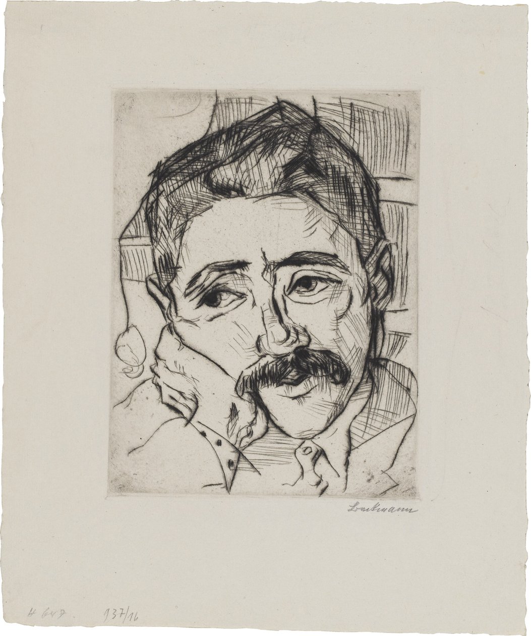 Ritratto di Walter Carl (1884-1956) da Max Beckmann