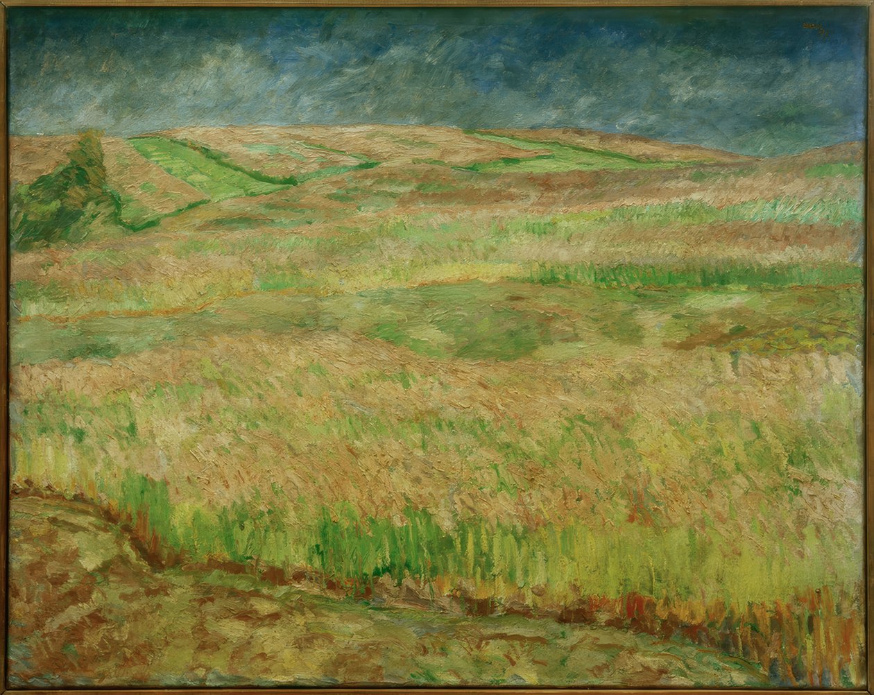 Paesaggi di grano in fiore da Max Beckmann