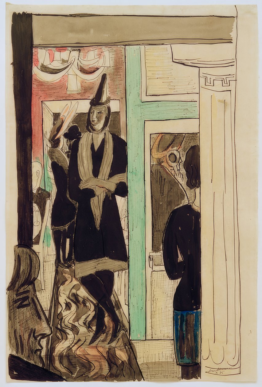 Caffè (Telefono) da Max Beckmann