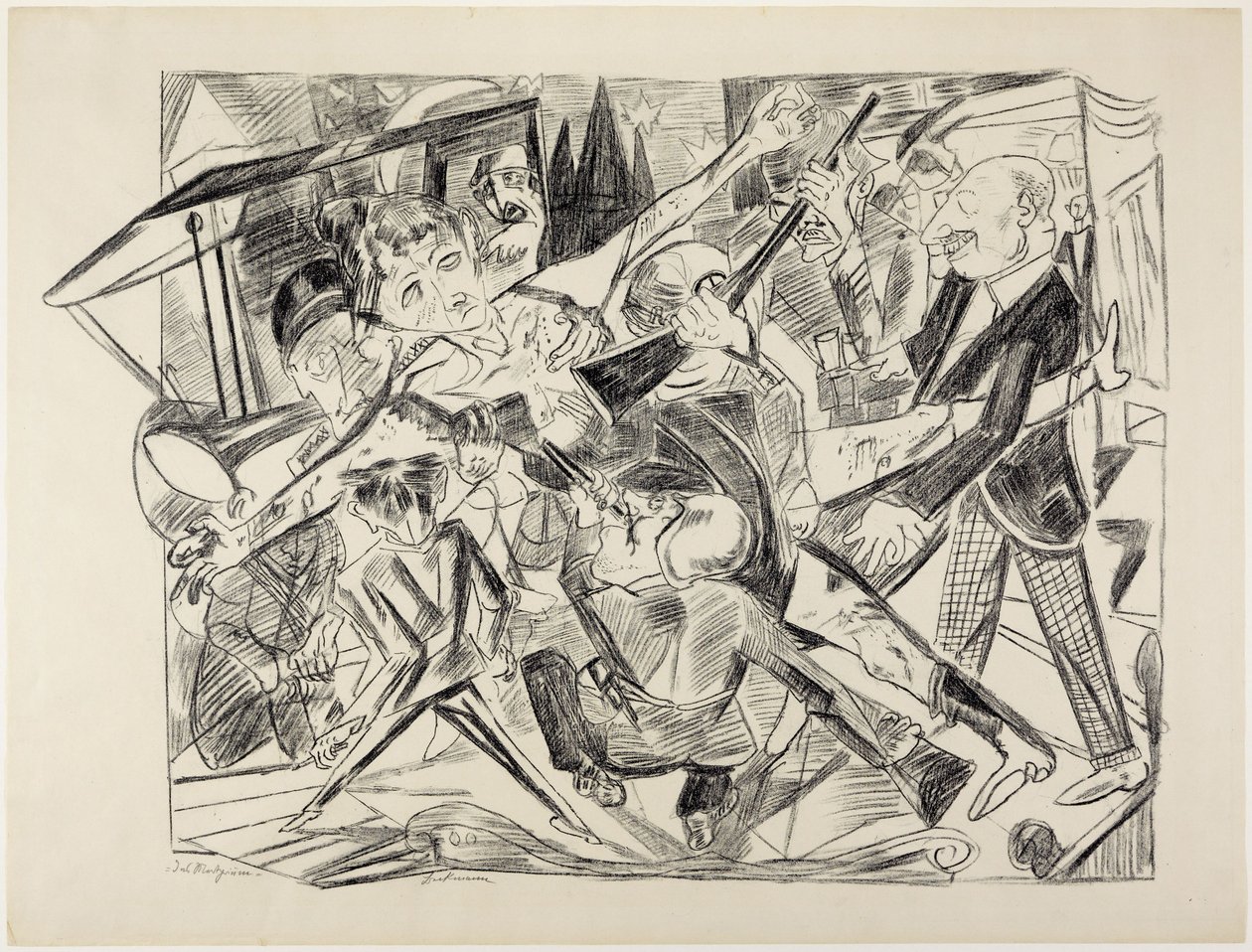Il martirio da Max Beckmann