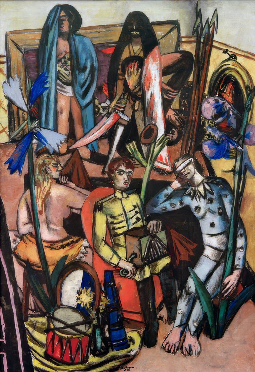 Il suonatore di lira (La canzone della vita) da Max Beckmann