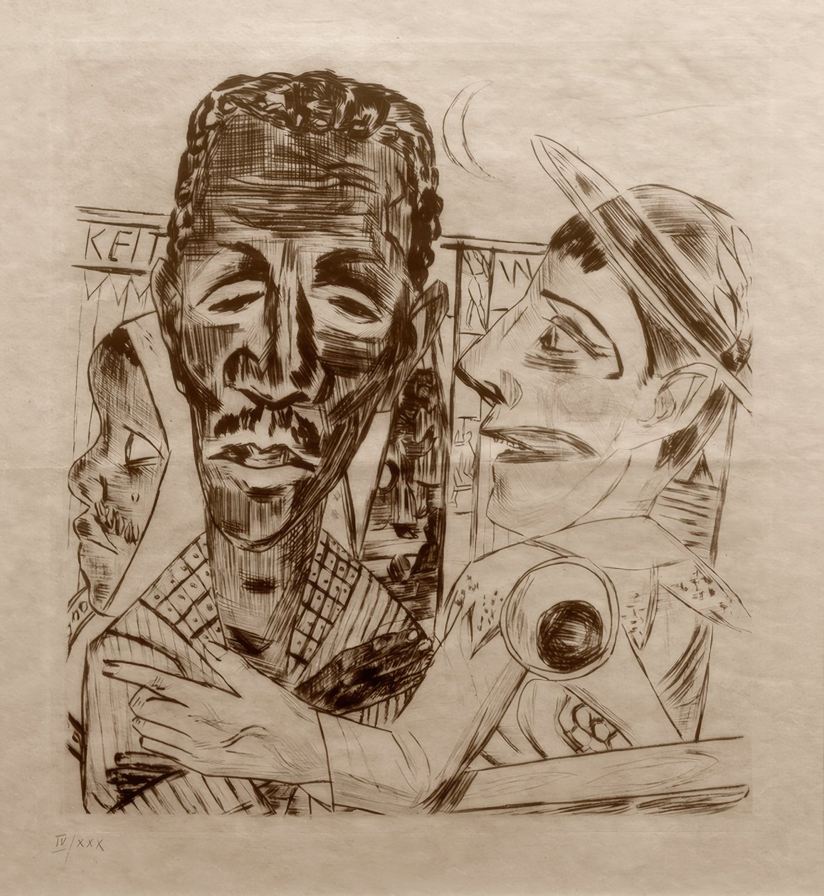 Il negro da Max Beckmann