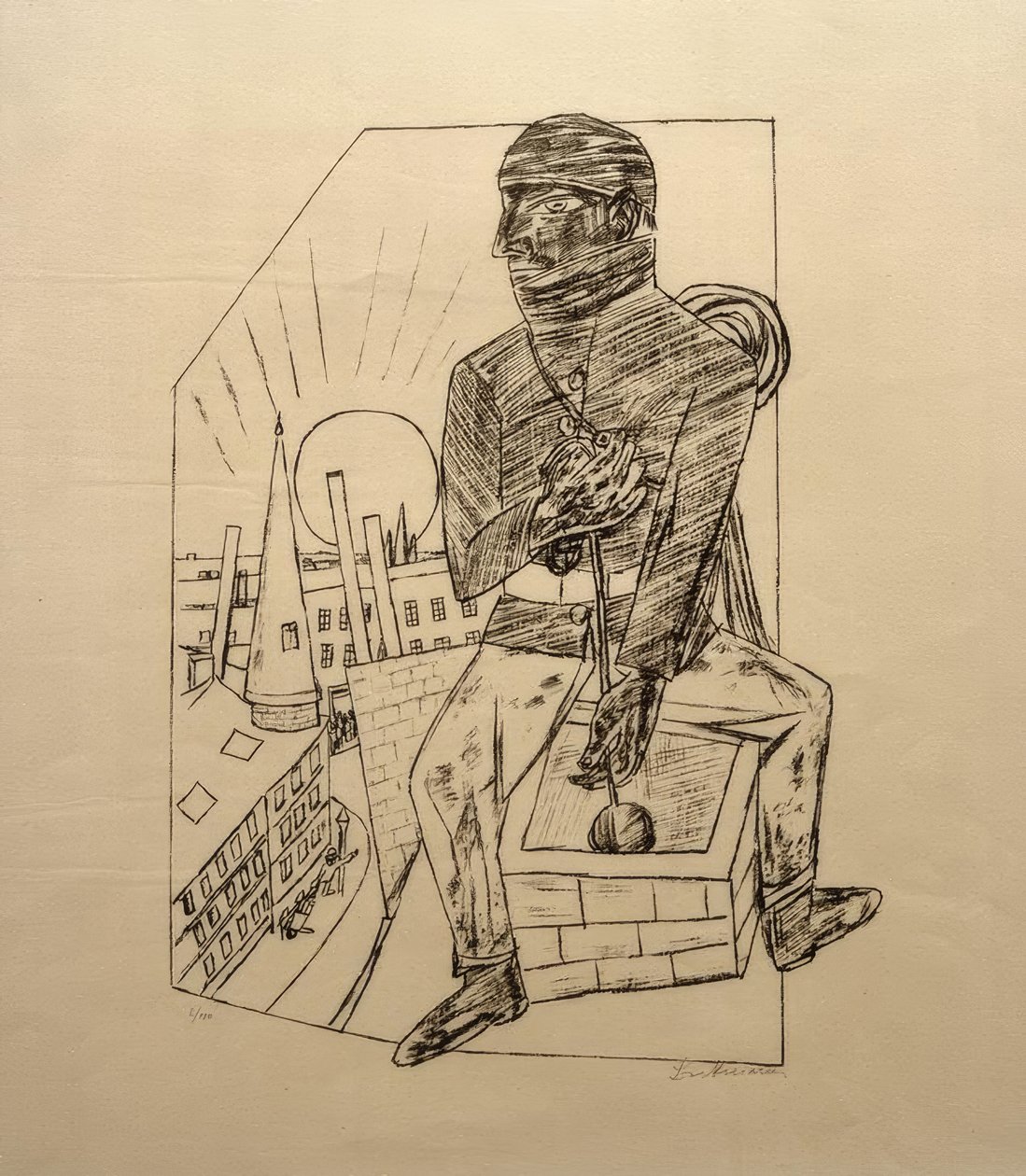 Lo spazzacamino da Max Beckmann