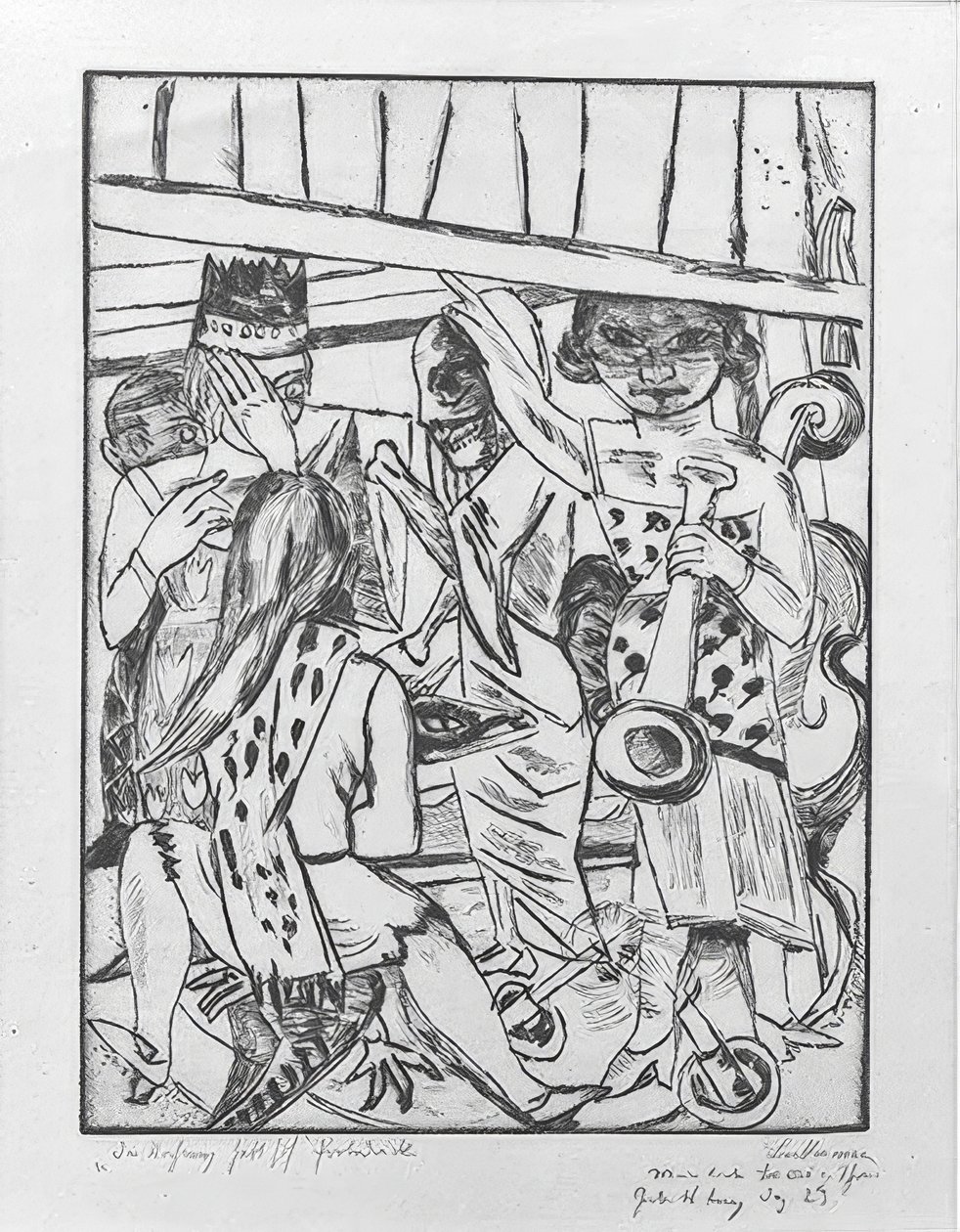 Il sipario si alza da Max Beckmann