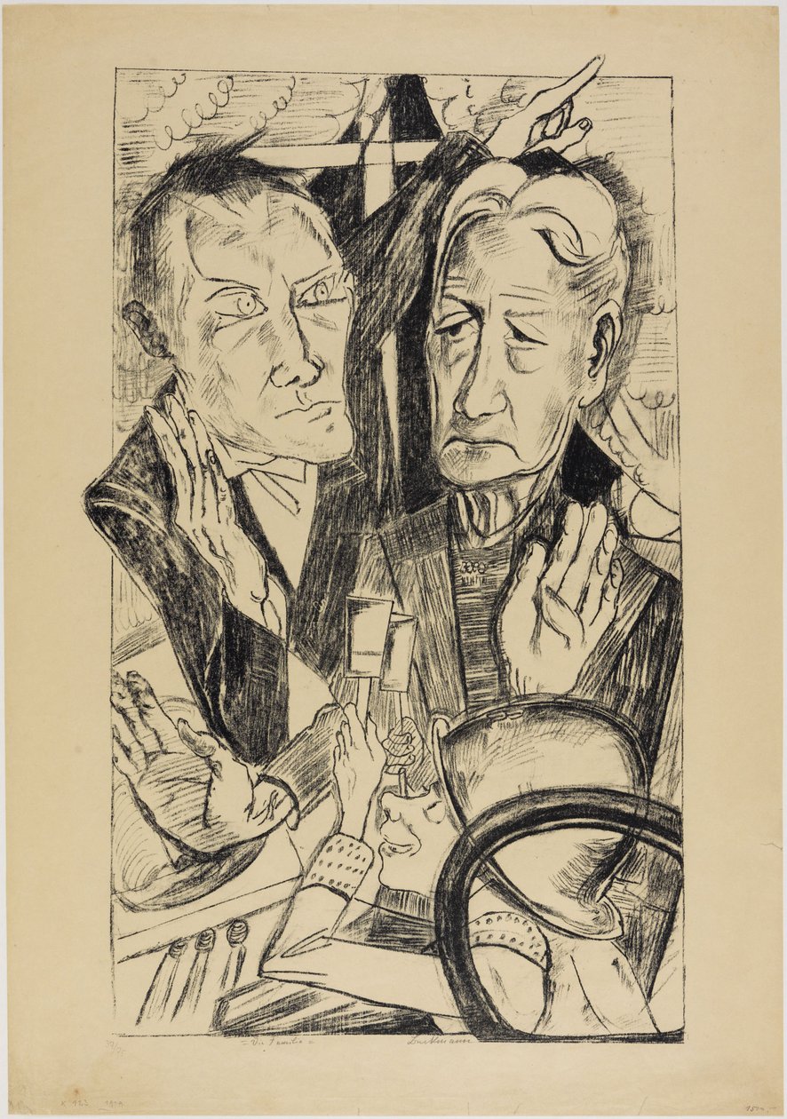 La famiglia (famiglia Beckmann) da Max Beckmann