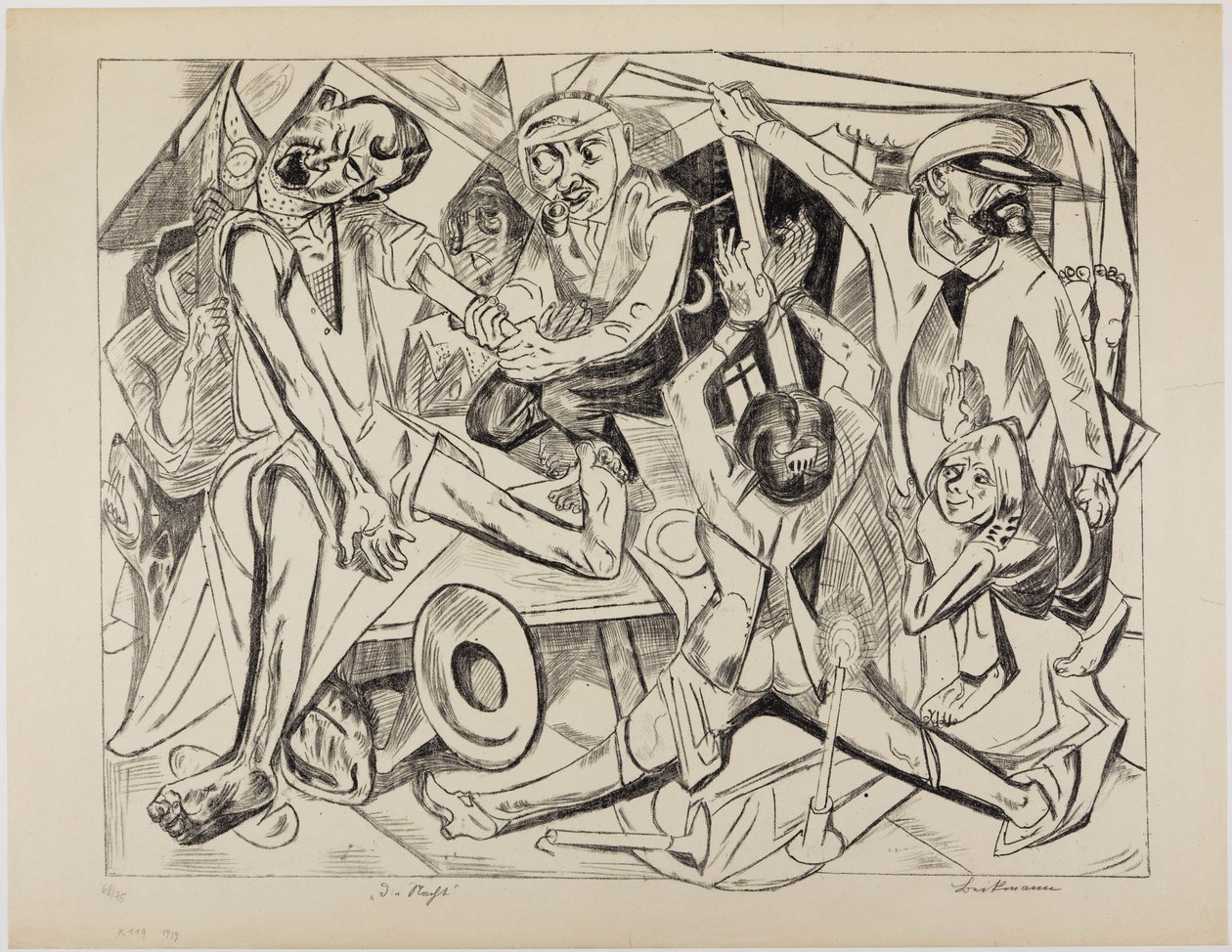 La notte da Max Beckmann