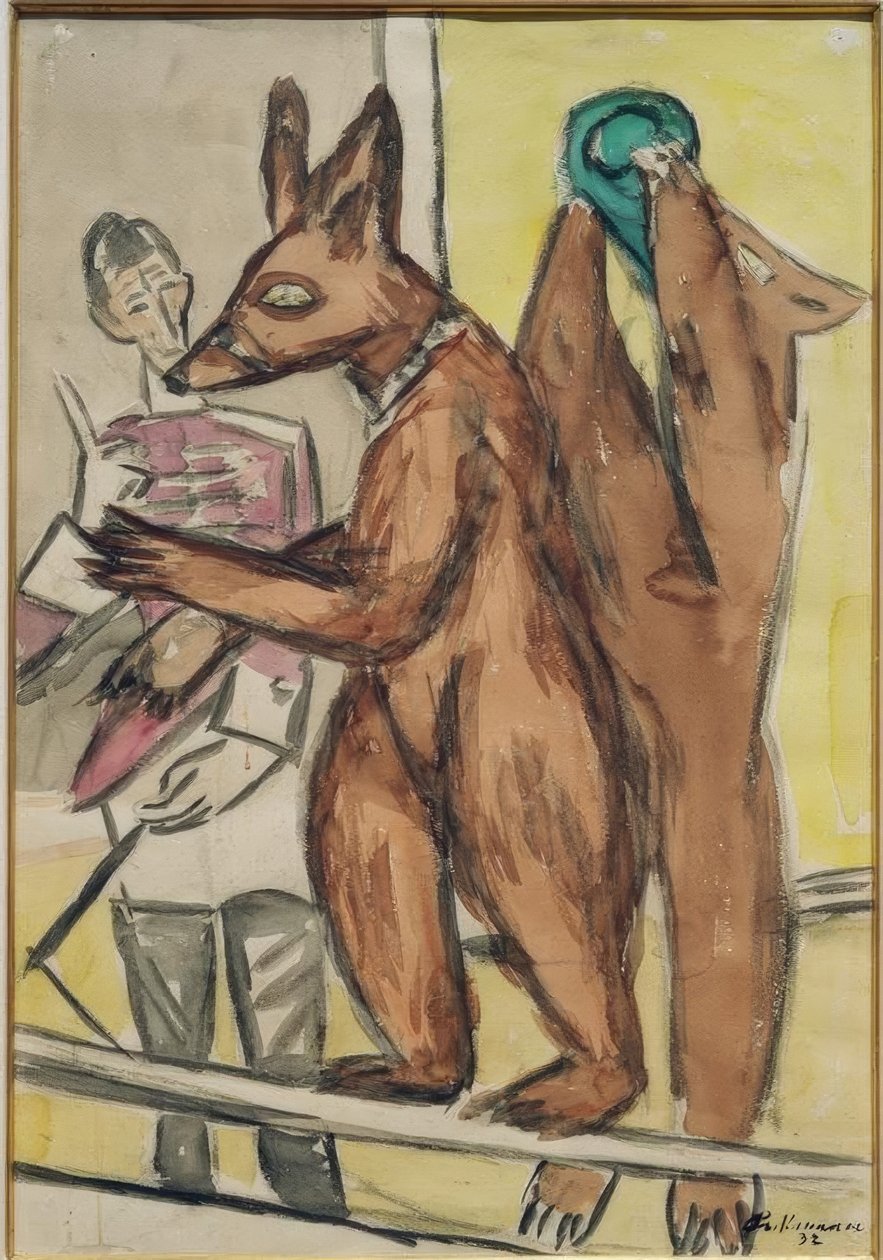Orsi ammaestrati da Max Beckmann