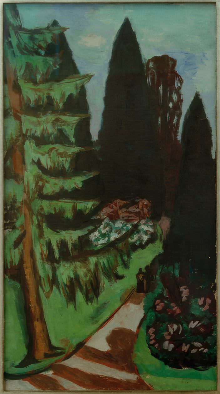 Cipressi di Eyckenstein da Max Beckmann