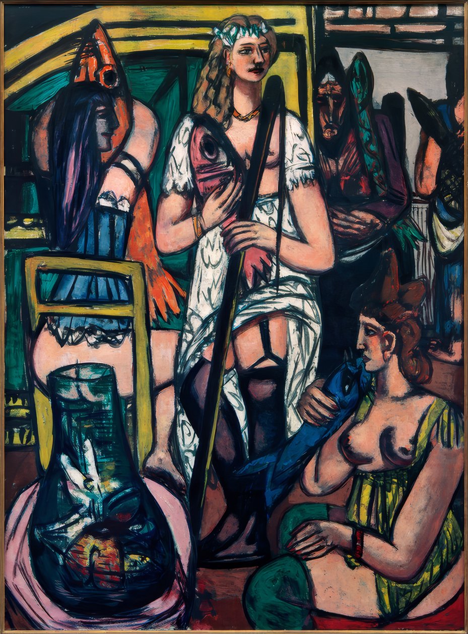 Grande ritratto di donne, pescatrici da Max Beckmann