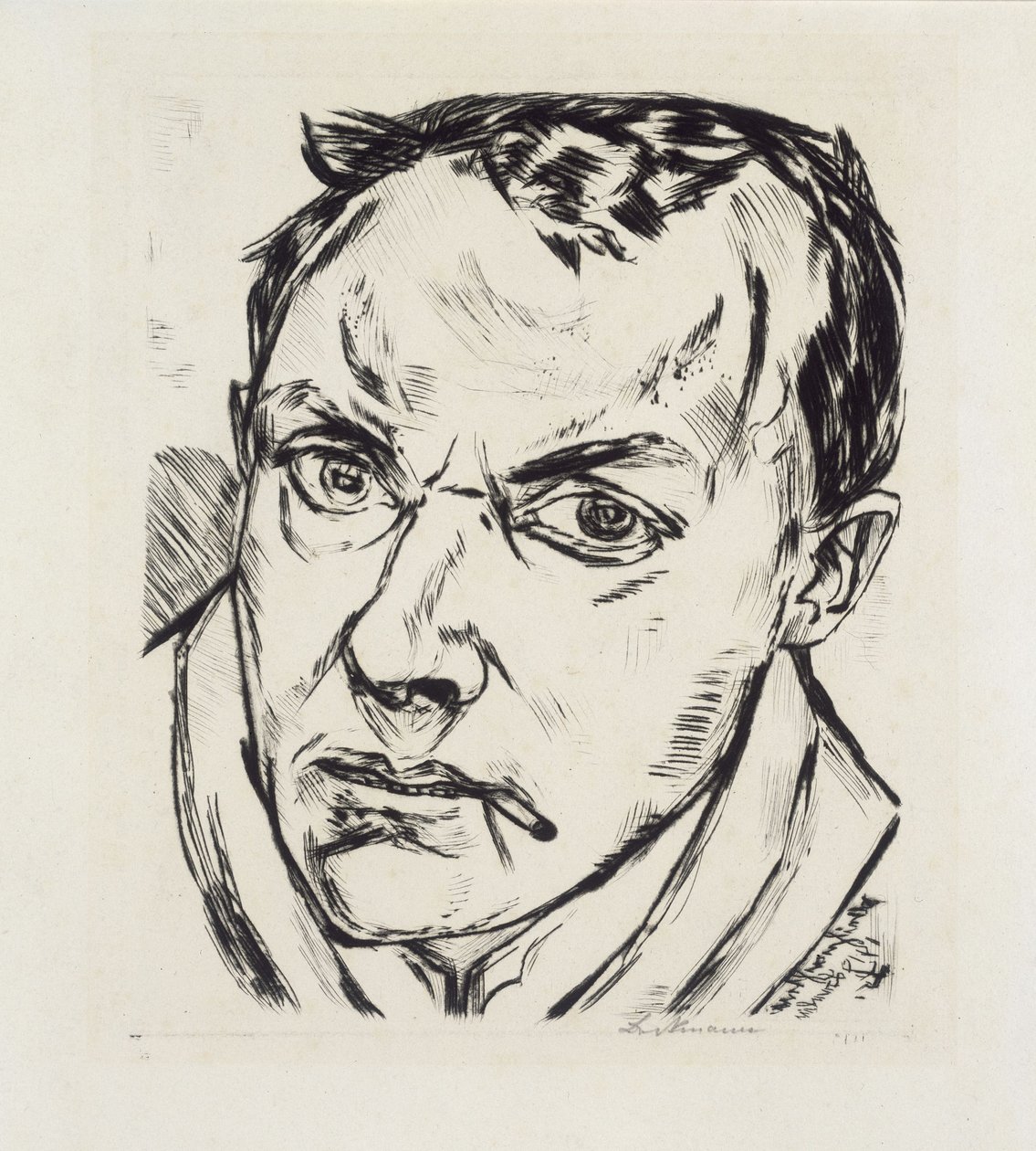 Grande autoritratto da Max Beckmann