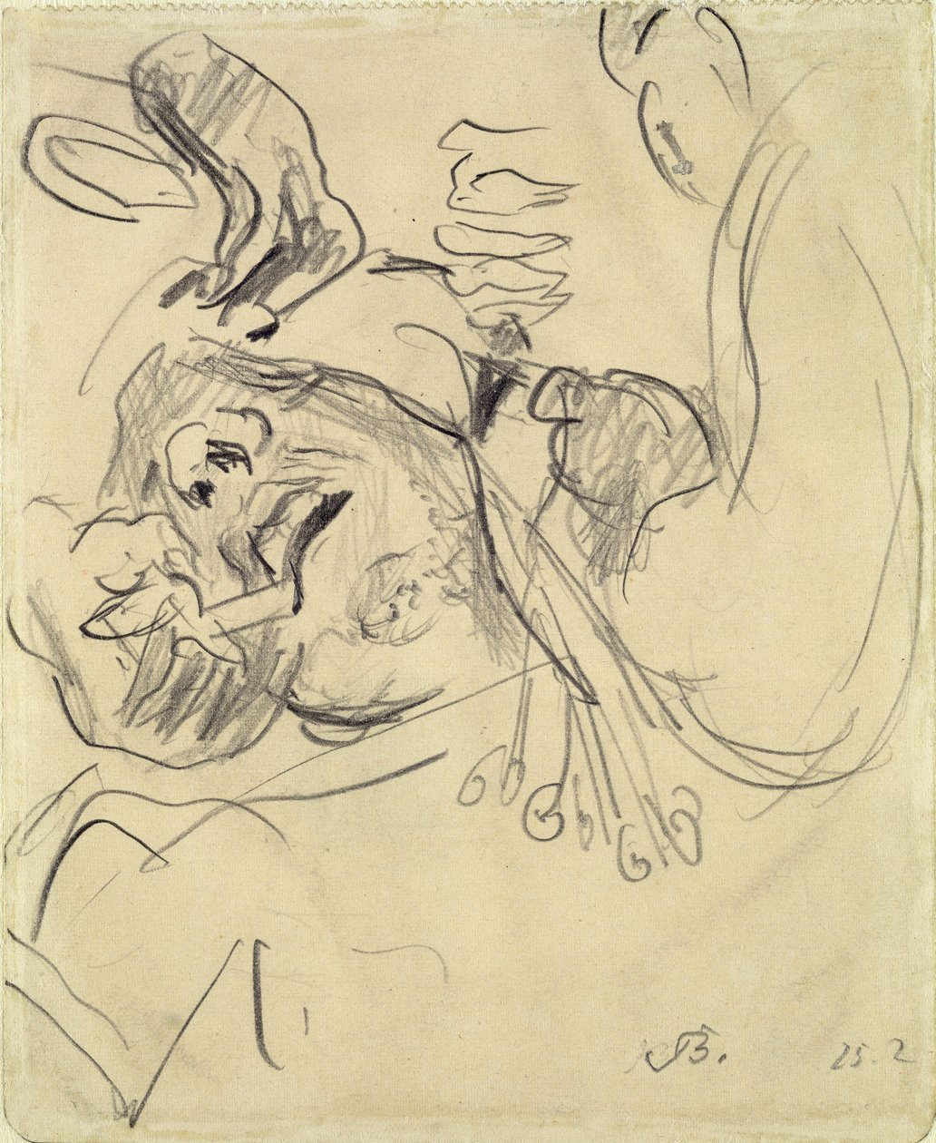 Paziente di Chirurgia alla Testa da Max Beckmann