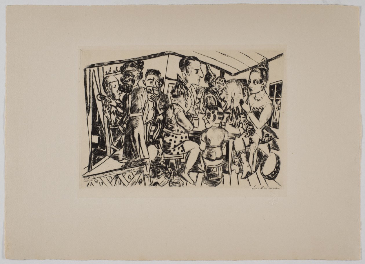 Dietro le quinte da Max Beckmann