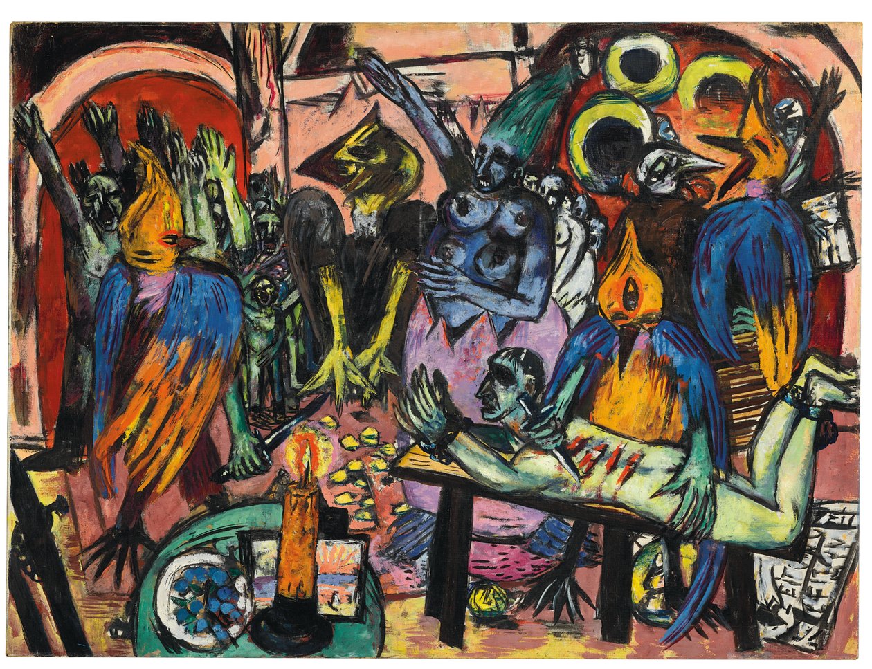 Inferno degli uccelli da Max Beckmann
