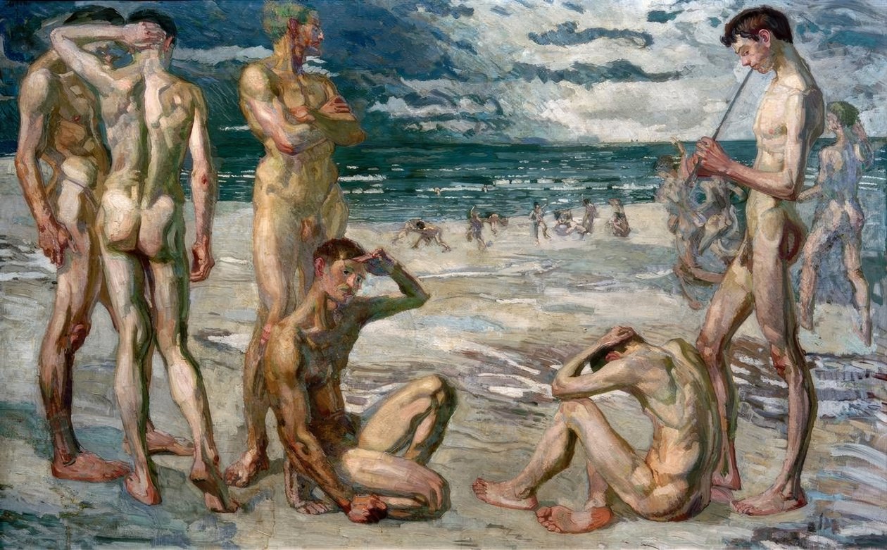 Giovani uomini al mare da Max Beckmann