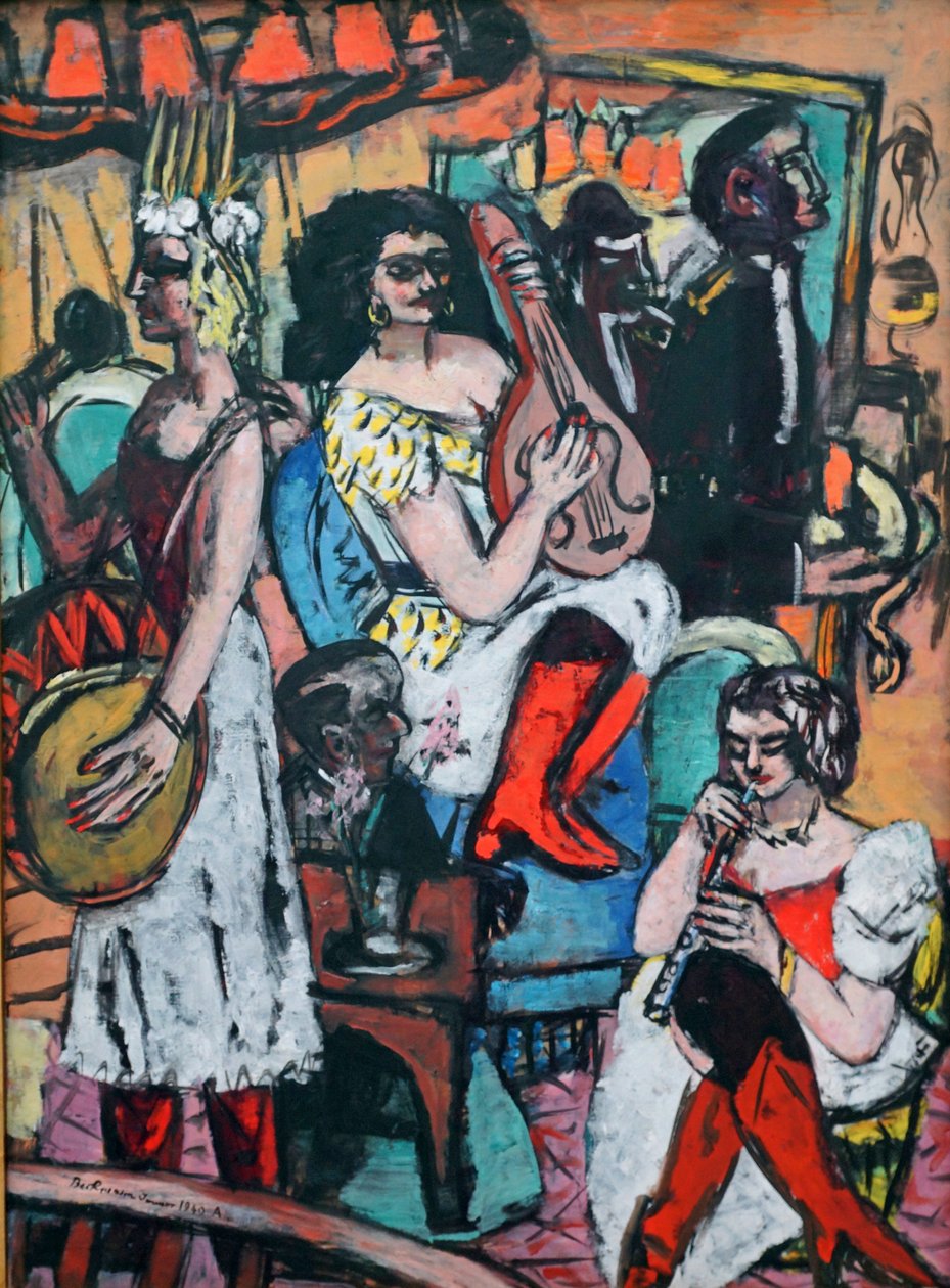 Orchestra femminile da Max Beckmann