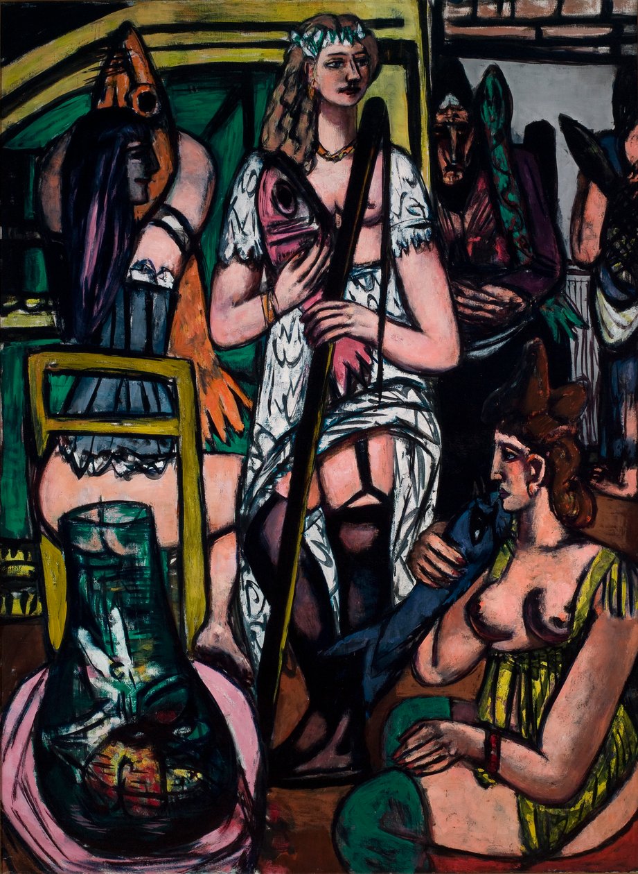 Grande quadro di donne. Pescatrici da Max Beckmann