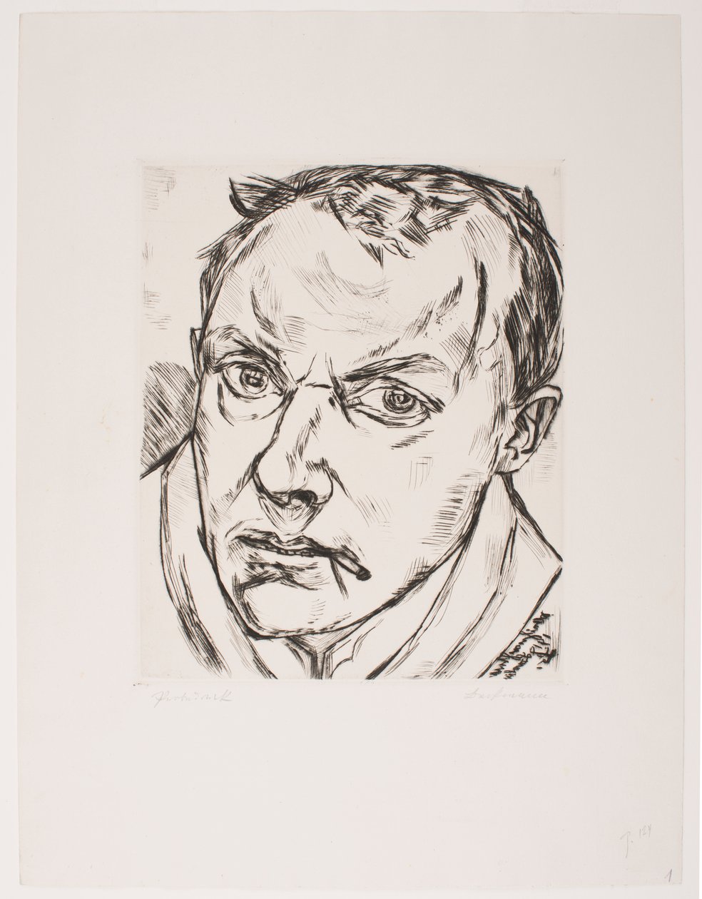 Grande autoritratto da Max Beckmann