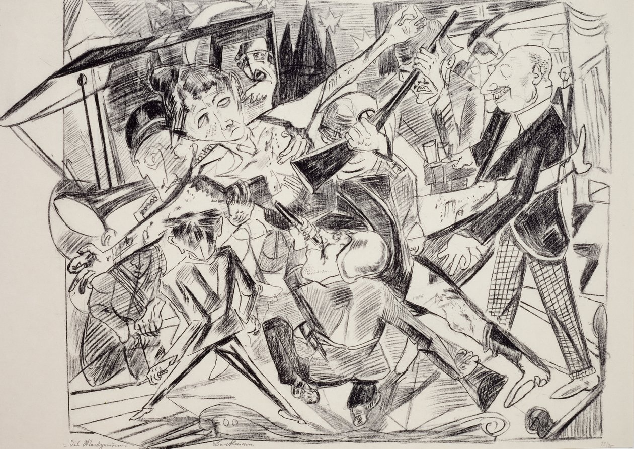 Martirio, di Max Beckmann (1884-1950), incisione. Germania, 20° secolo da Max Beckmann
