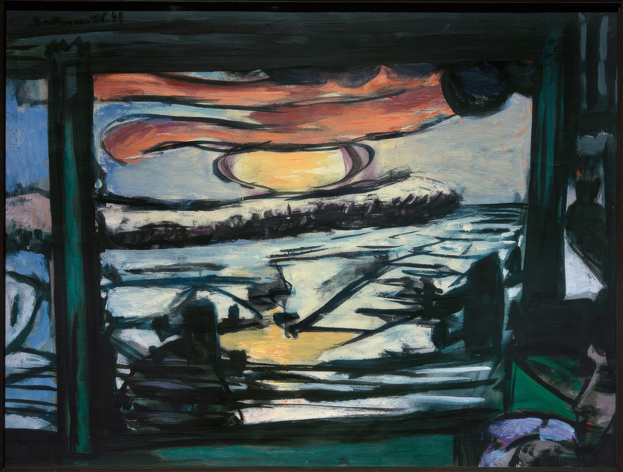 Mattina sul Mississippi da Max Beckmann