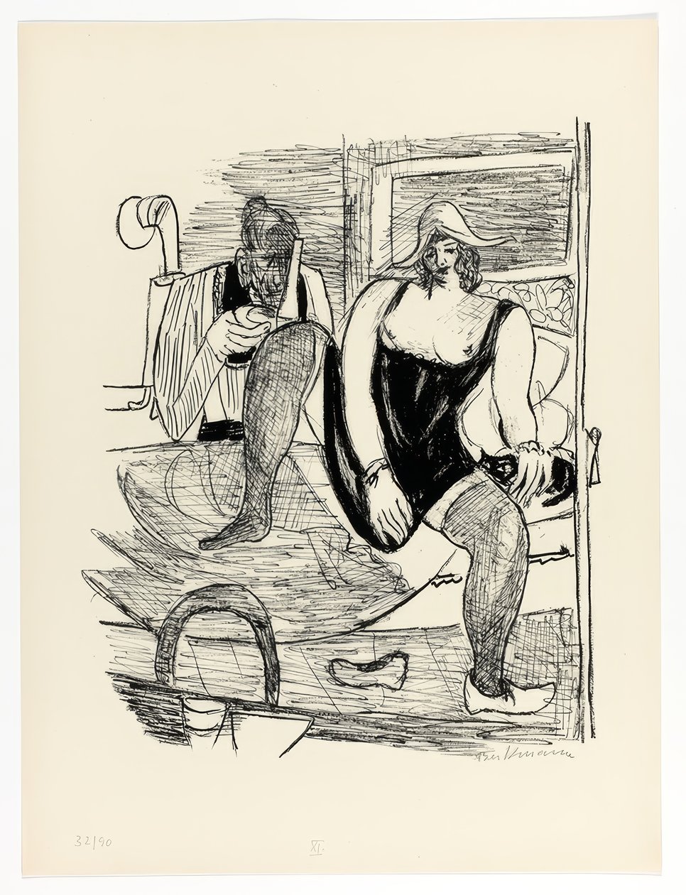 Mattina, tavola 11 da Day and Dream da Max Beckmann