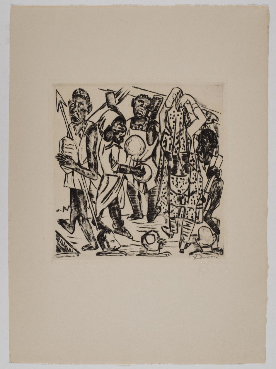 «Danza nera» da Max Beckmann