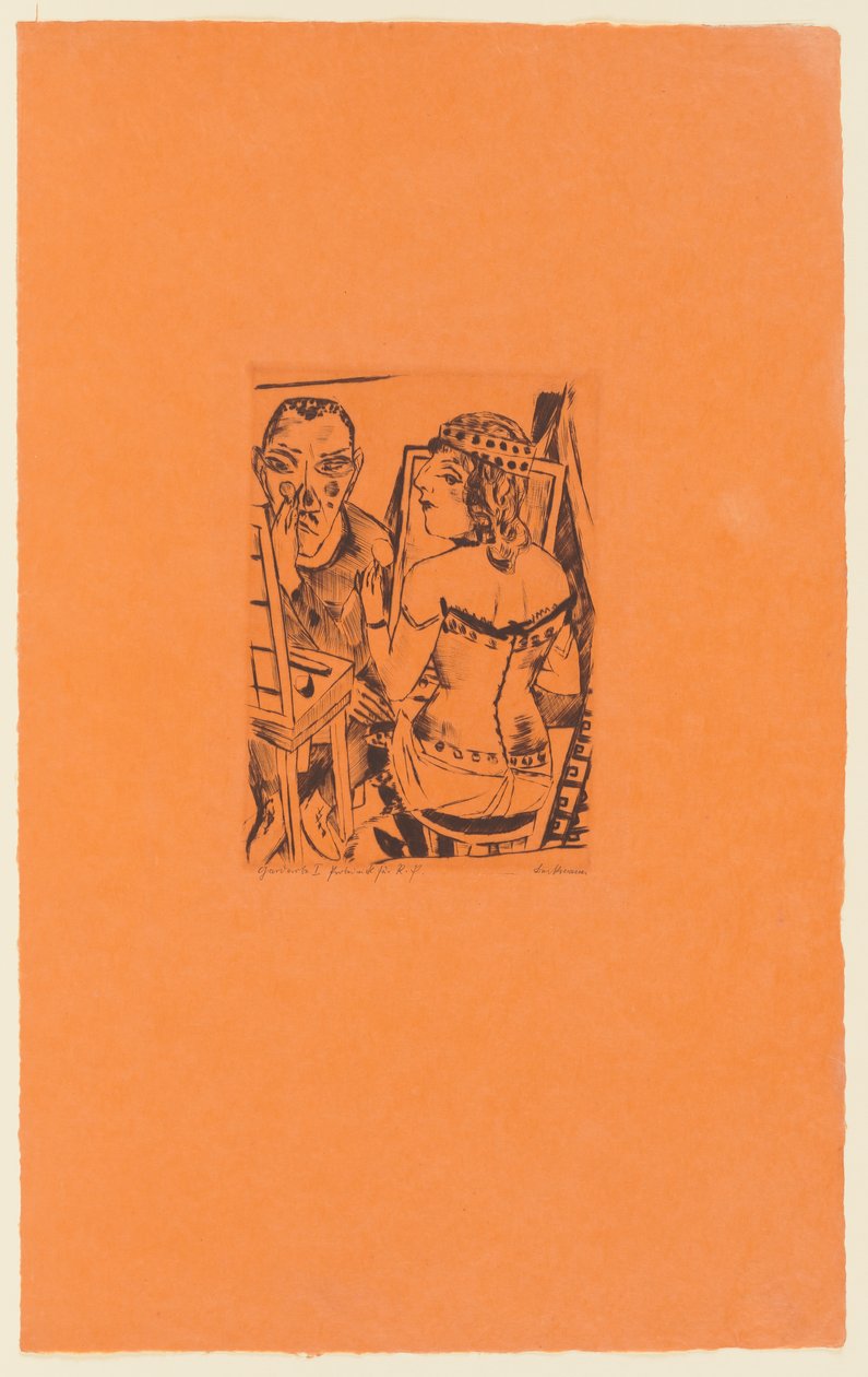 Tafel 2 der Serie: Jährlicher Jahrmarkt da Max Beckmann