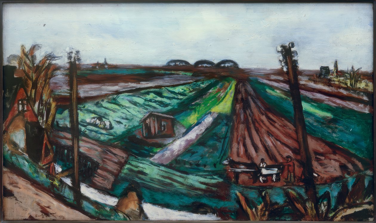 Paesaggio polder con Hembrug da Max Beckmann