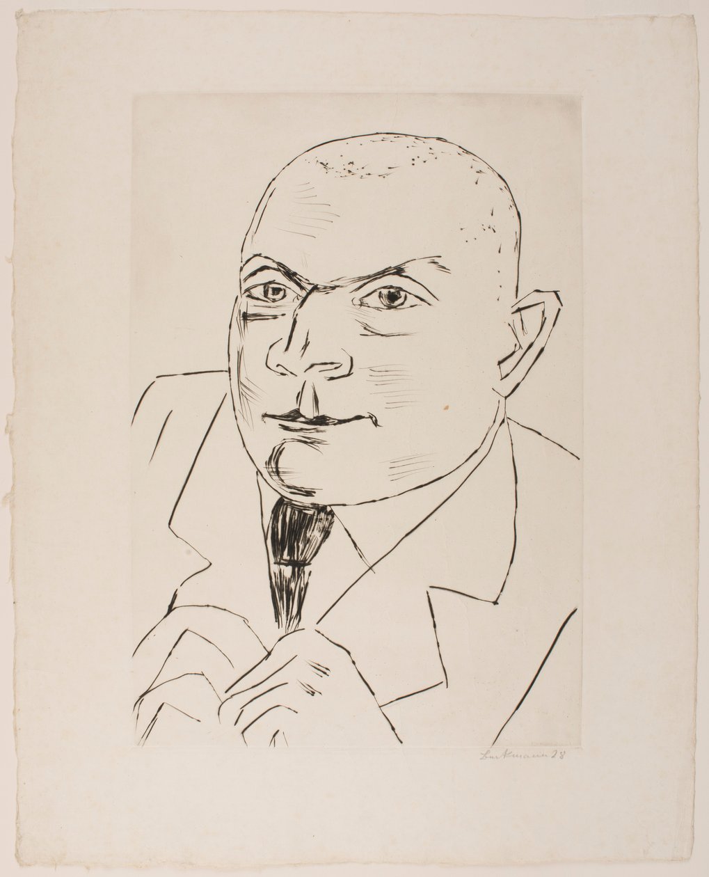 Ritratto del barone Simolin II (versione grande) da Max Beckmann