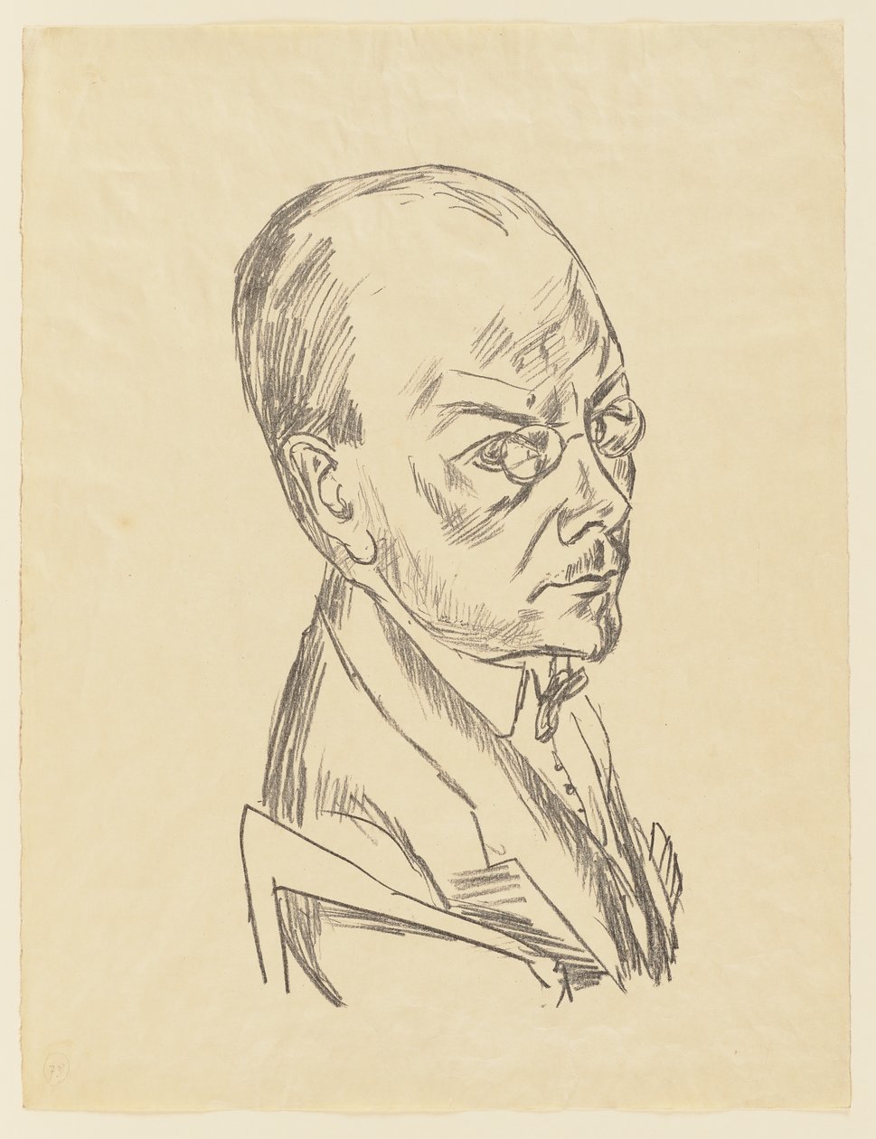 Ritratto di Georg Swarzenski da Max Beckmann