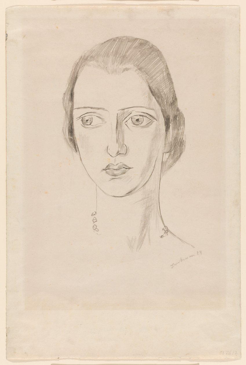 Ritratto di Marie-Louise von Motesiczky da Max Beckmann