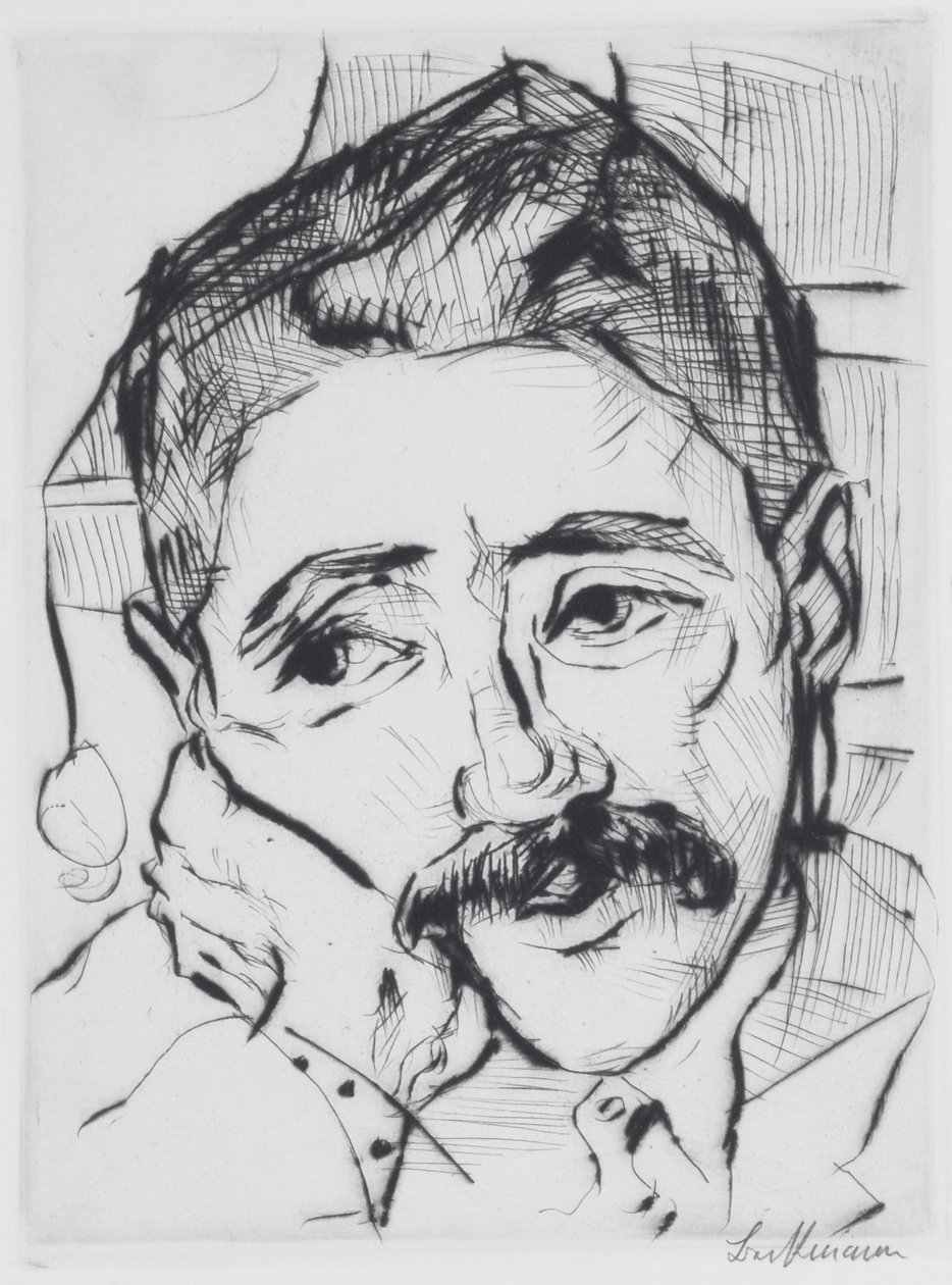 Ritratto di Walter Carl da Max Beckmann