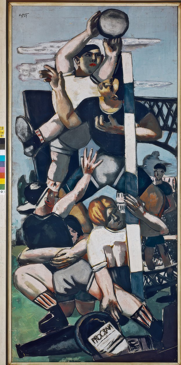 Giocatore di rugby da Max Beckmann