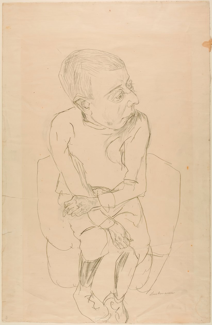Ragazzo seduto da Max Beckmann