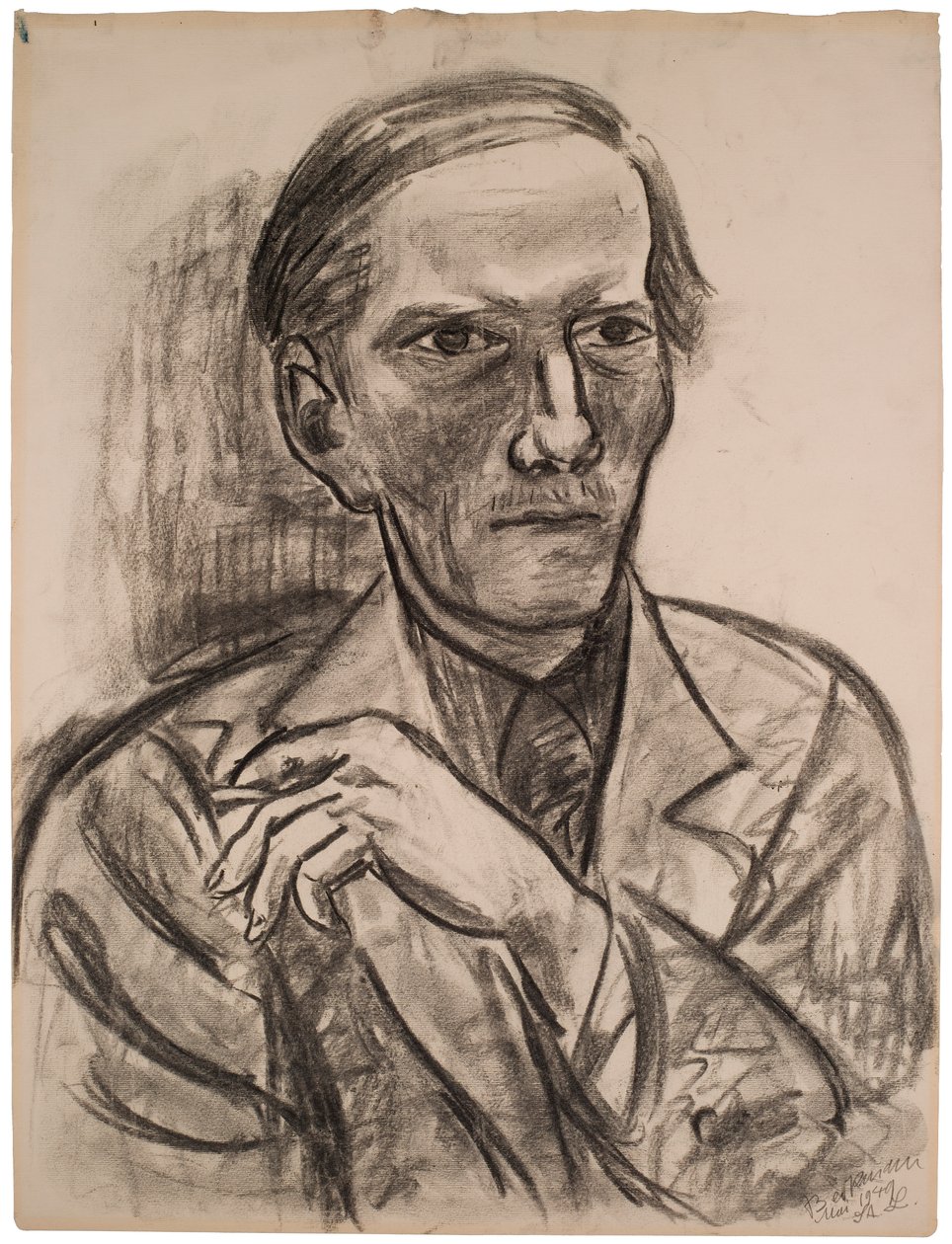 Schizzo per «Ritratto di Fred Conway» da Max Beckmann