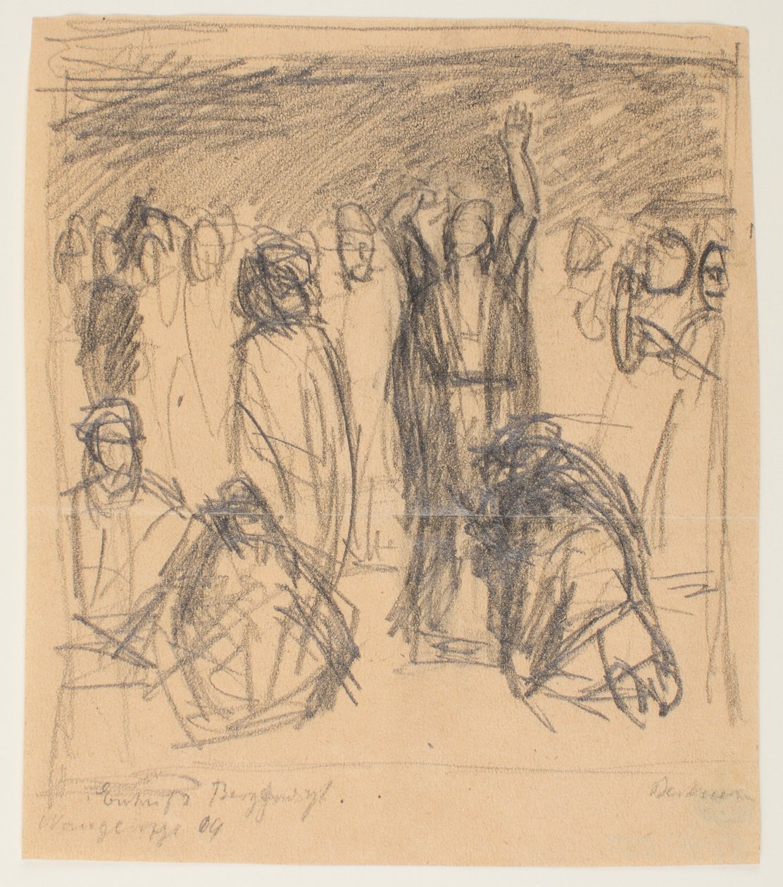 Schizzo per il Sermone della Montagna da Max Beckmann