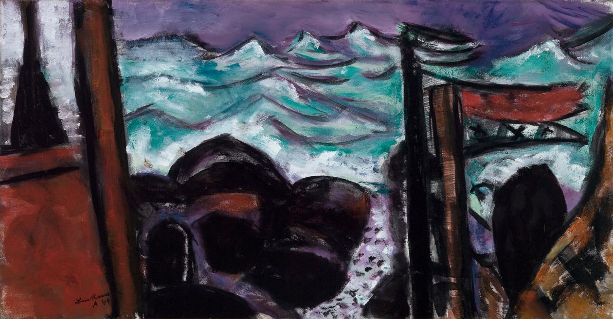 Piccolo mare in tempesta da Max Beckmann