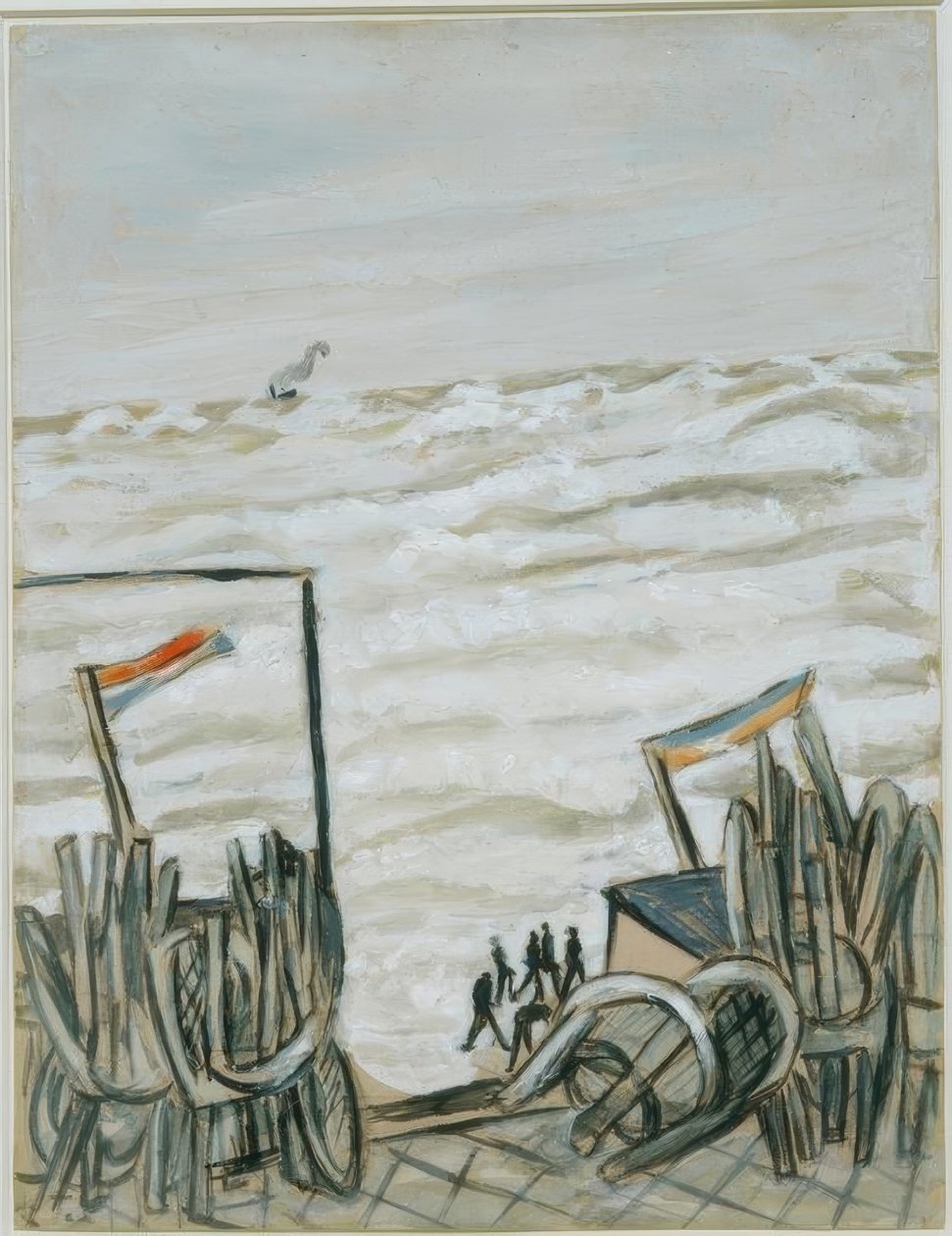 Spiaggia con marea alta da Max Beckmann