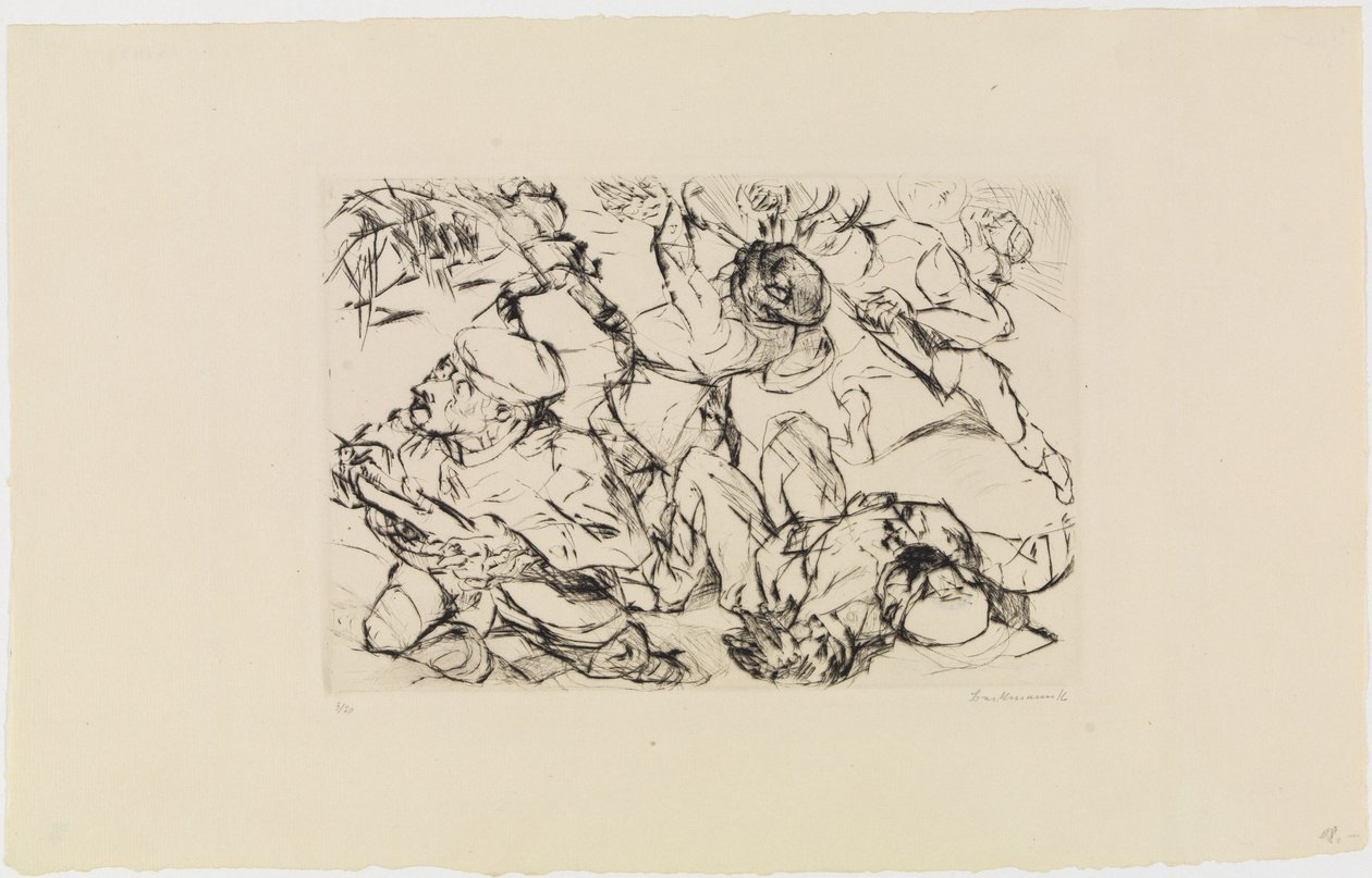 Attacco in profondità da Max Beckmann