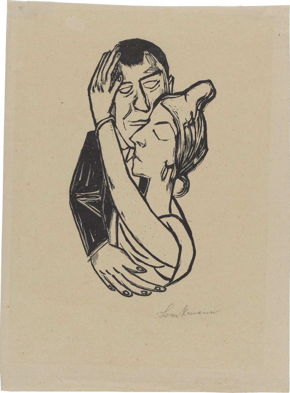 Danzatrici (tavola 2 da: Seconda cartella Ganimede) da Max Beckmann