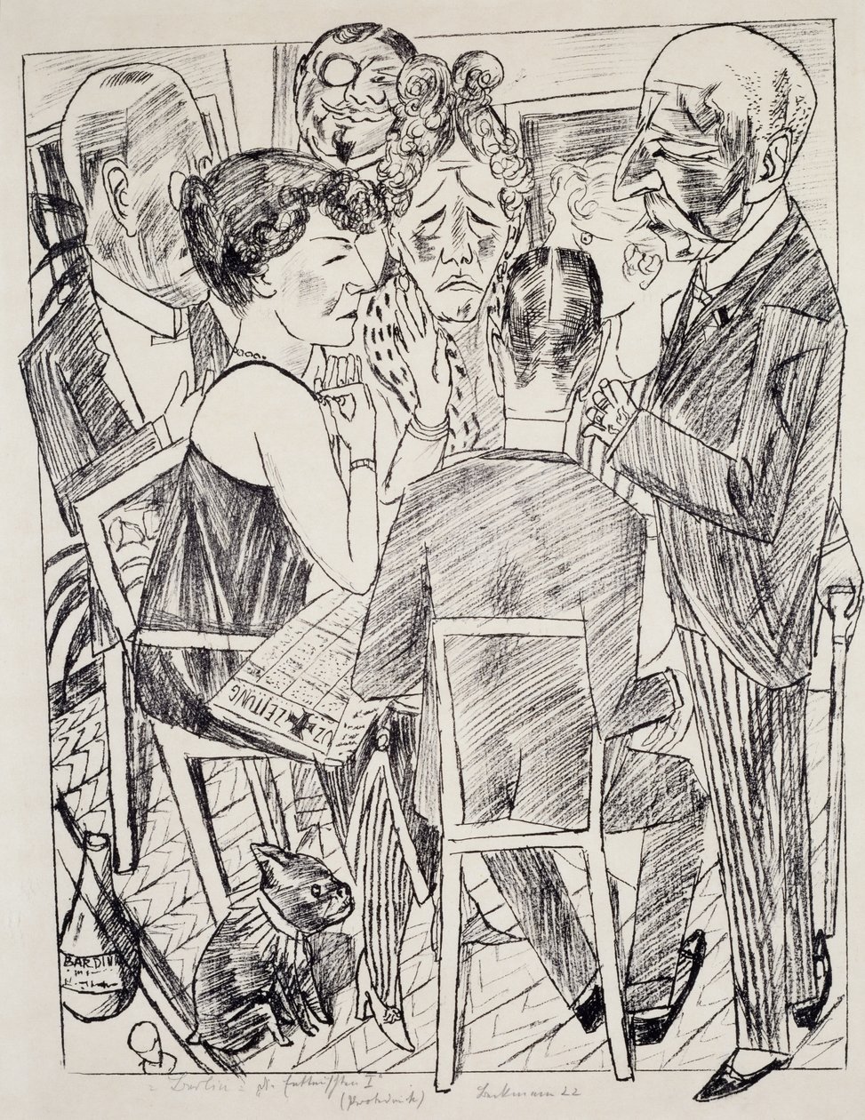Il deluso I, di Max Beckmann da Max Beckmann