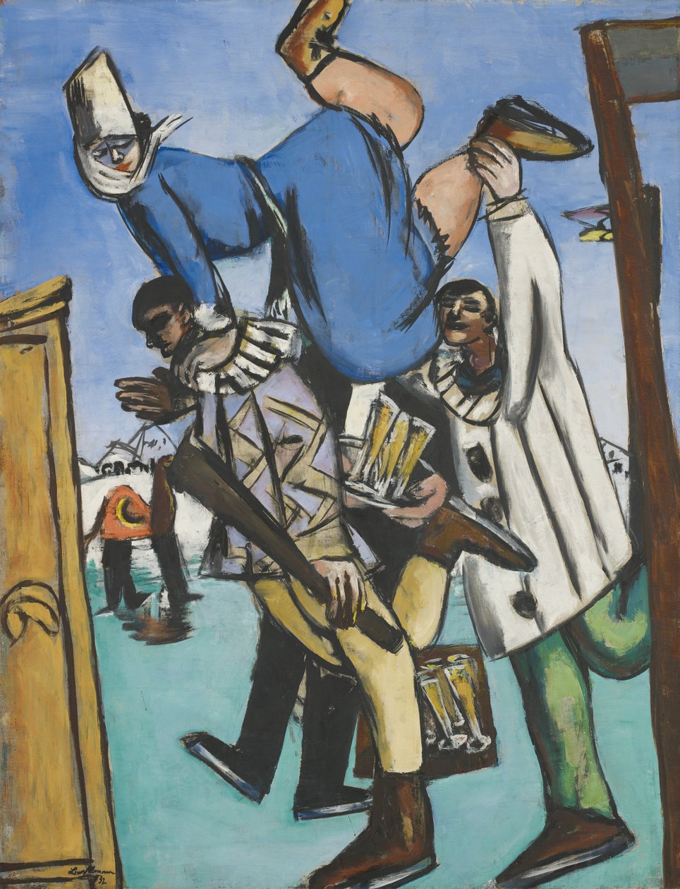 I pattinatori da Max Beckmann